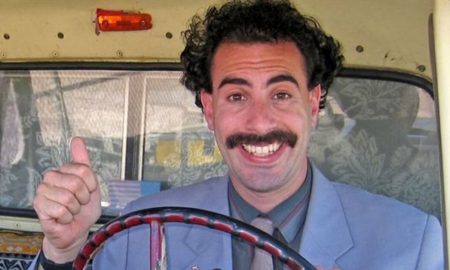 Sacha baron Cohen na pele de "Borat"